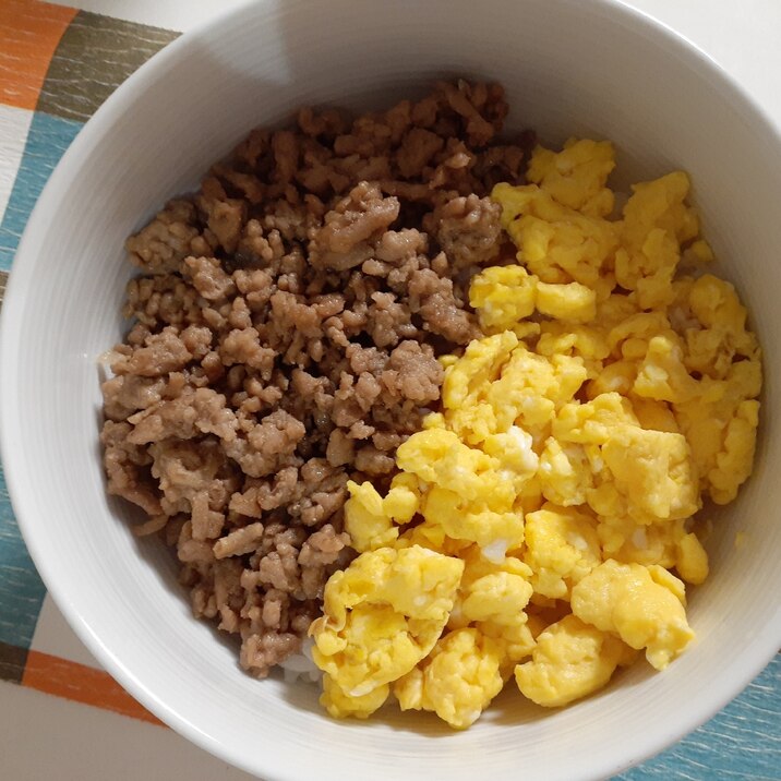 子供も大好き！簡単豚そぼろ丼